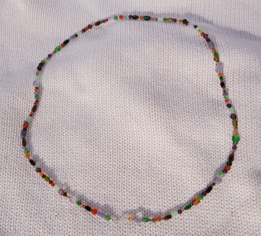 the 'crowd of thousands' beaded jewelry strand