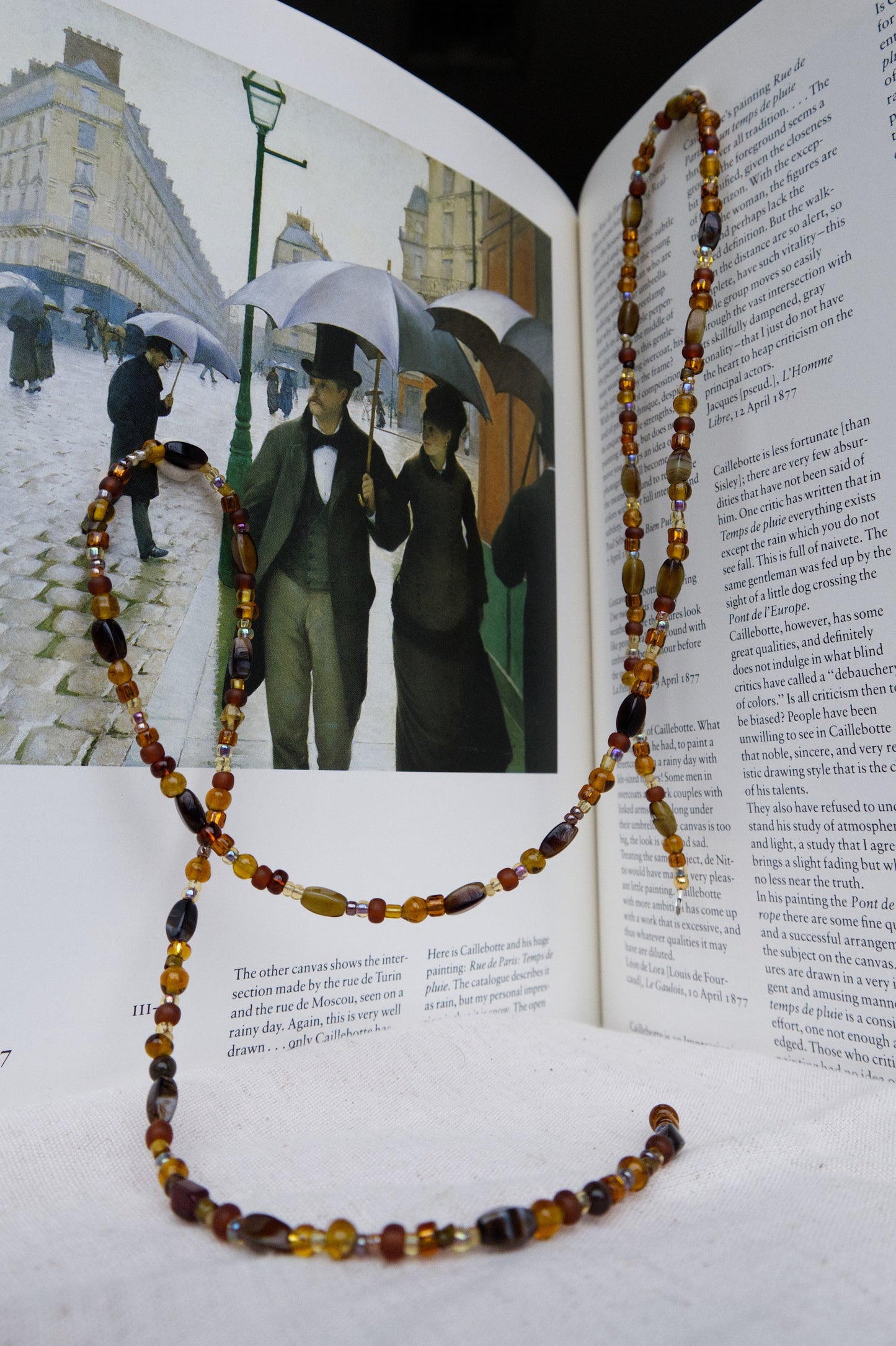 the 'don't forget me' beaded jewelry strand