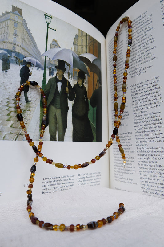 the 'don't forget me' beaded jewelry strand