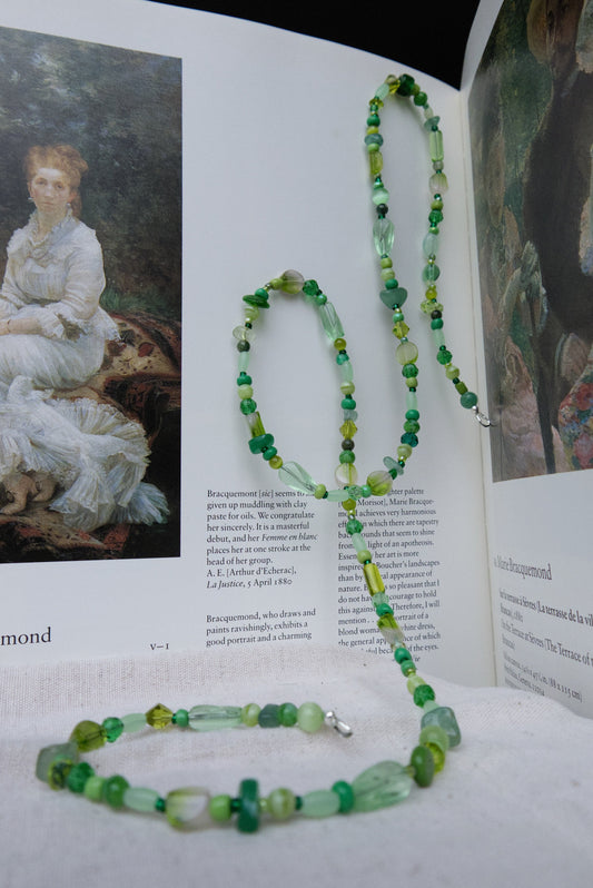 the 'age of pleasure' beaded jewelry strand
