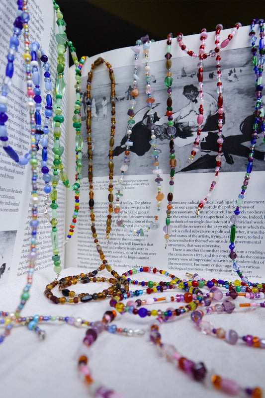 the 'valentine' beaded jewelry strand