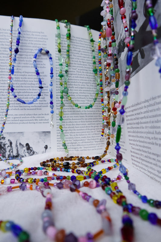 the 'age of pleasure' beaded jewelry strand